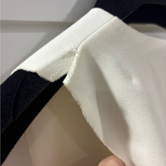 Solace London Ivory V-Neck floor-length Dress- 8 - Picture 7 of 9